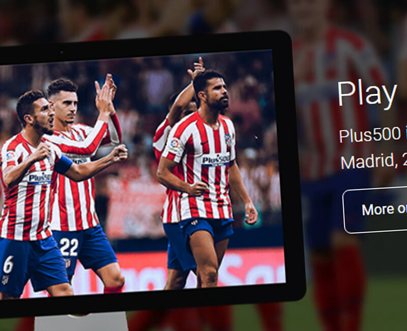 diagonal image of computer screen with soccer players and text