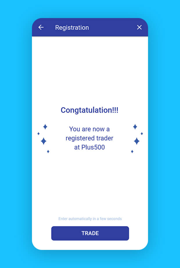 mobile screens of application questionnaire process - congratulations screen