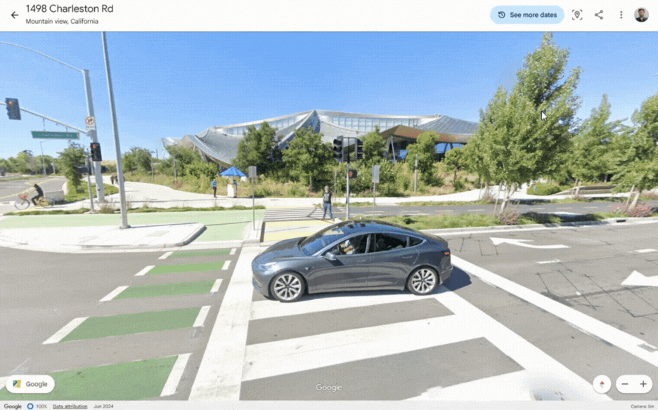 Google Earth Historical Street View prototype animation