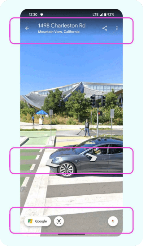 Google Earth Street View-mobile